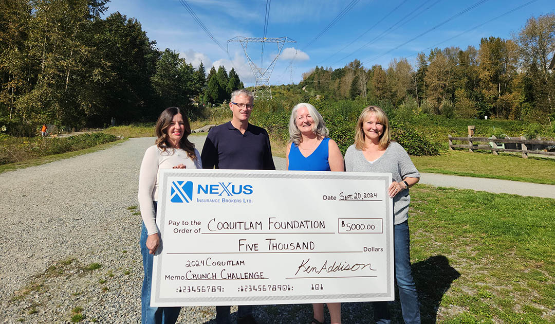 Check Presentation to the Coquitlam Foundation